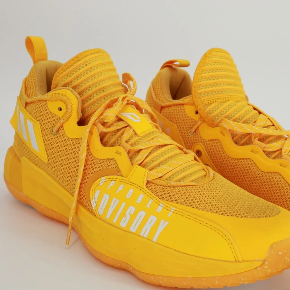 Adidas Dame‎ 7 EXTPLY Opponent Advisory Solar Yellow Basketball Shoes SZ 14 NWOB